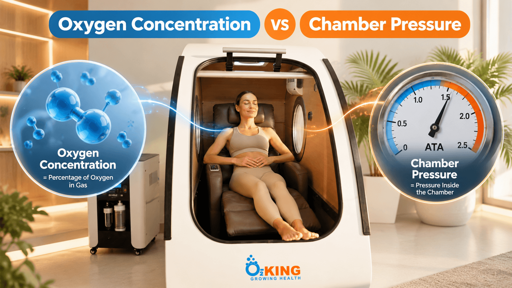 Oxygen Concentration vs Chamber Pressure in HBOT: Key Differences Explained